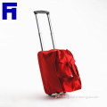 China Wholesale canvas red simpleness zipper set luggage traval bag trolley bag